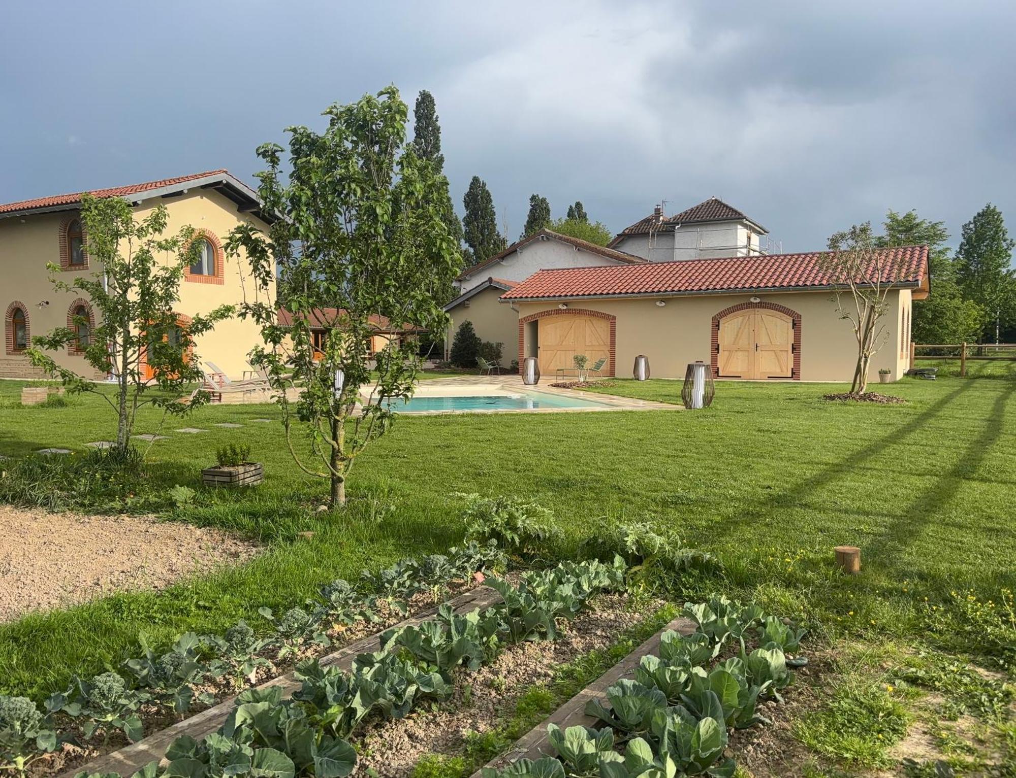 沙拉罗讷河畔沙蒂永Le Domaine Du Pin住宿加早餐旅馆 外观 照片